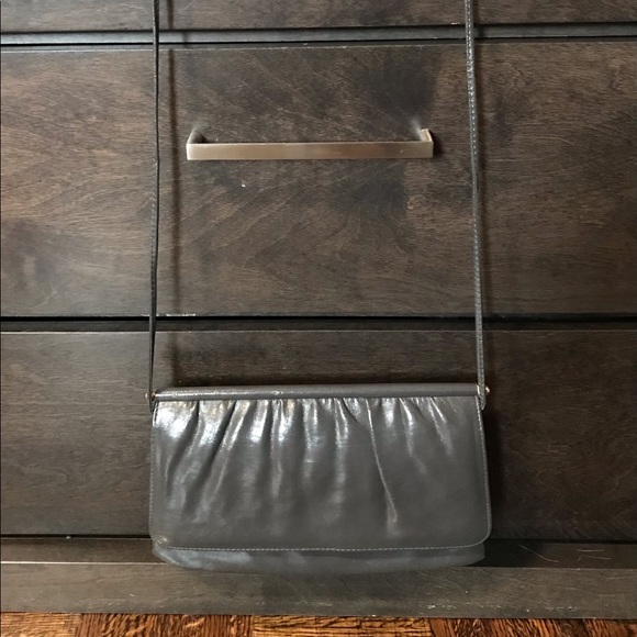 💜Dark Grey Purse/Agate Stone Necklace💜 - Picture 1 of 13